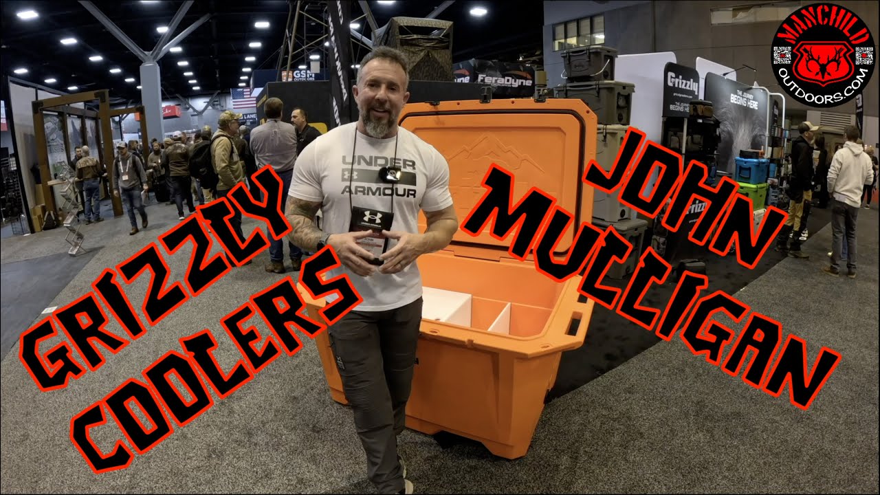 Grizzly coolers and box blinds with John Mulligan aka Johnny Utah from Primal Divide TV I ATA 2024