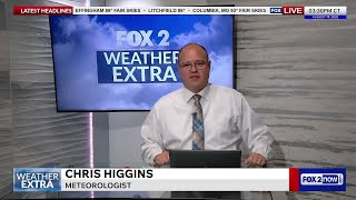 Weather Extra with Chris Higgins Dangerous Heat Continues-A Break is Coming