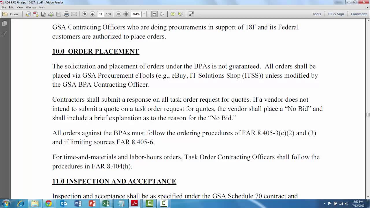 18F ADS BPA Order Placement YouTube