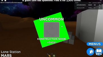roblox Find the Noobs 2 - Mars - how to get Construction Noob
