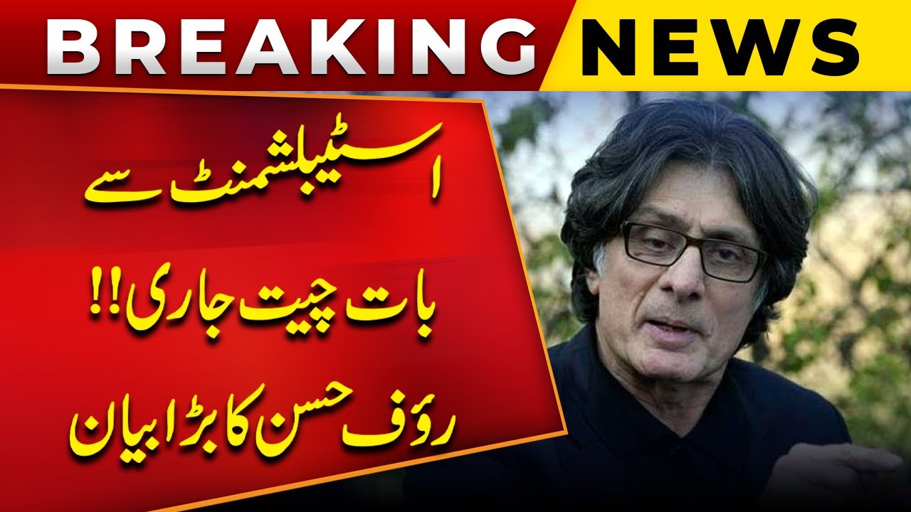 Rauf Hassan Big Statement About Establishment And PTI Relations | Public News