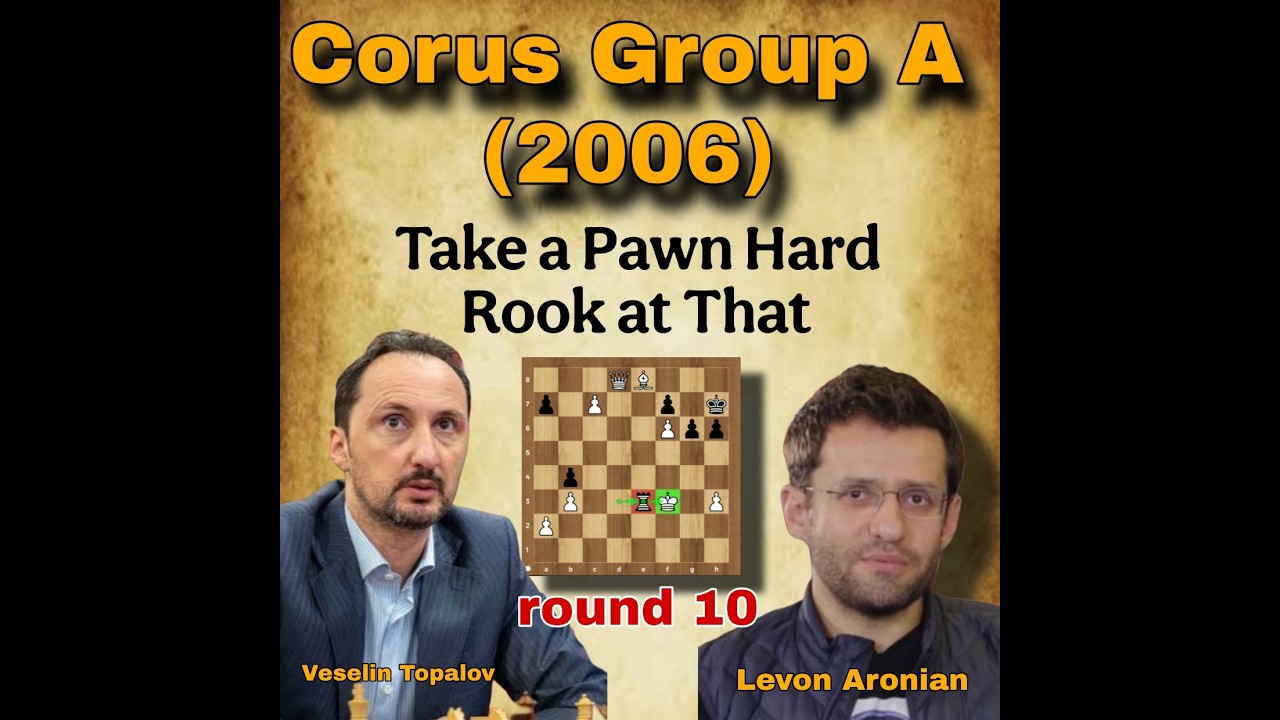 Veselin Topalov vs Levon Aronian | round 10 | Corus Group A (2006) | #lifestyle