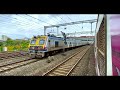 Cracking parallel overtake by mumbais super cool ac local train