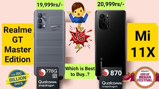 Mi 11X vs Realme GT ME Which is Best to Buy indepth Comparison