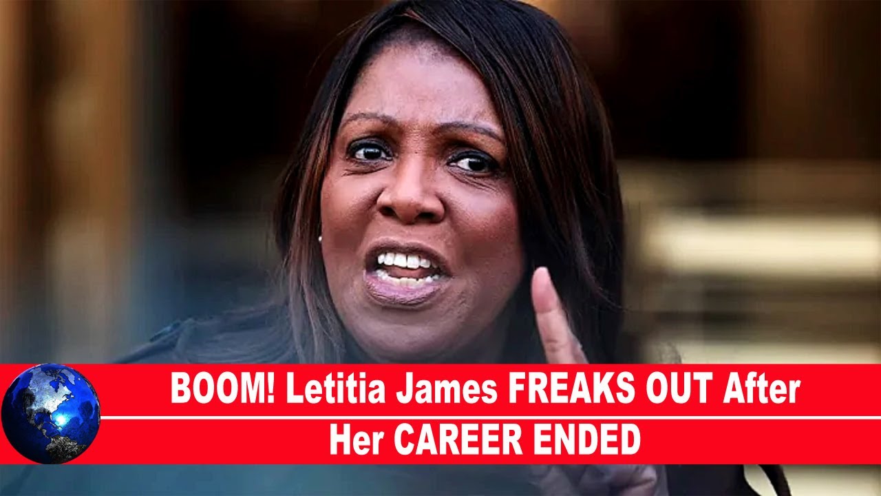 BOOM! Letitia James FREAKS OUT After Her CAREER ENDED!!! YouTube