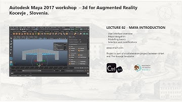 Autodesk Maya 2017 Workshop tutorial - lecture 02 - User Interface introduction