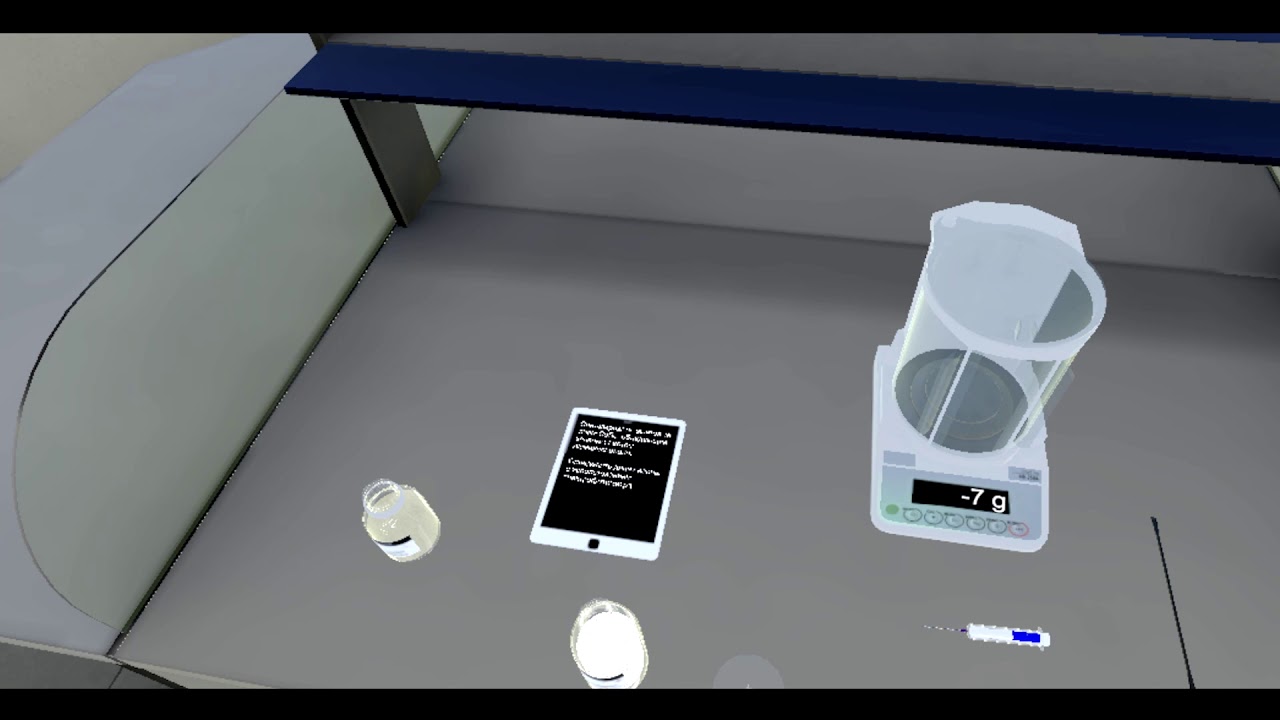 Сканер синтеза. Симулятор лаборатории. Лаборатория ВР 03 01. VR Chemistry Lab. VR Chemistry.
