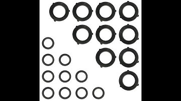 GORILLA EASY CONNECT 10 Sets of Leak-Proof Quick Connect Rubber Washers and O-Rings for Garden Hoses