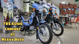 TVS XL100 Comfort vs Heavy Duty Edition! Buying Guide | Which is best for you??