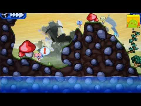Worms 2: Armageddon Android Gameplay On Nexus 7! [Game For Kids]