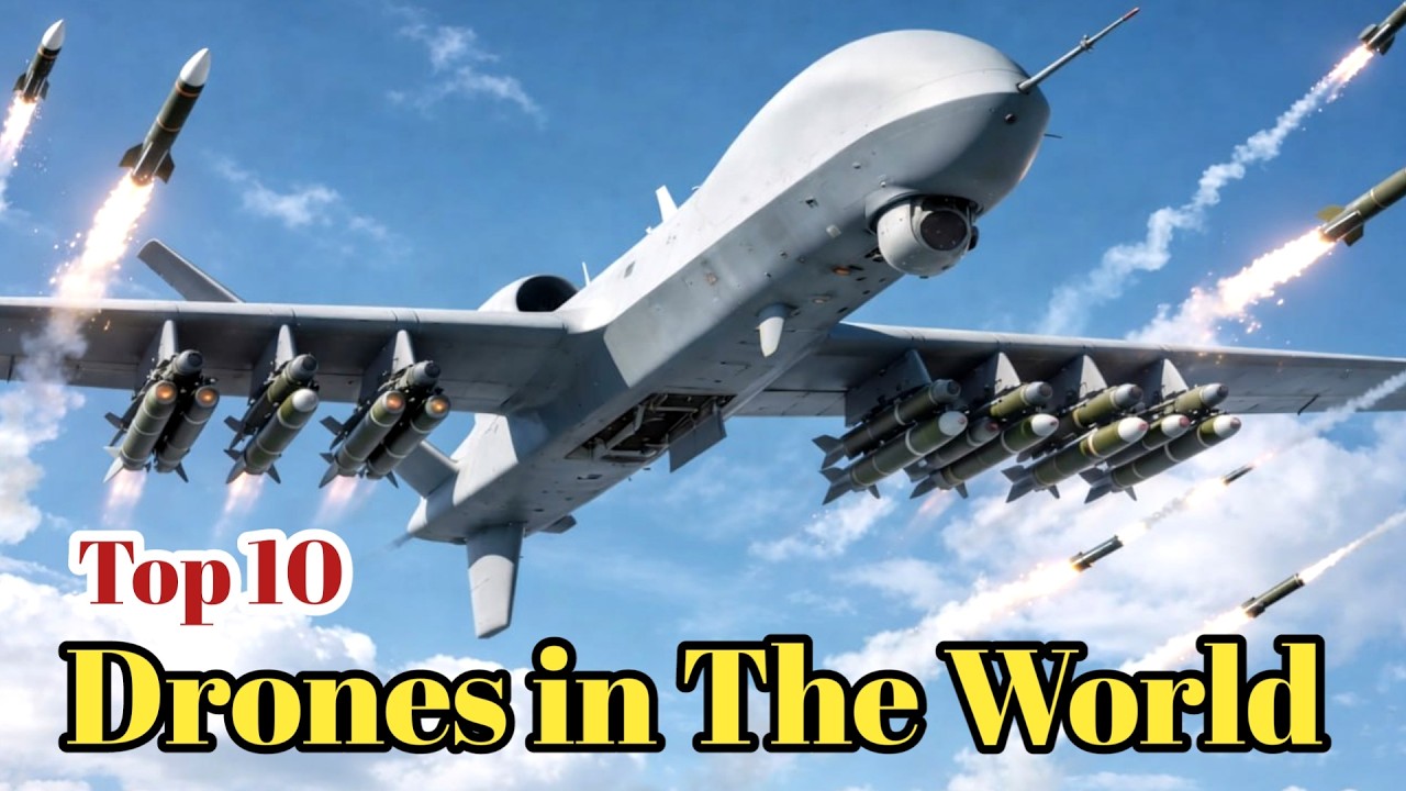 Top 10 Most Advanced Military Drones in the World in 2026 - YouTube