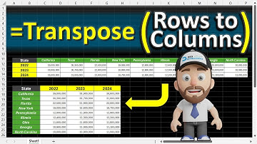 Convert Rows to Columns with 1 Easy formula