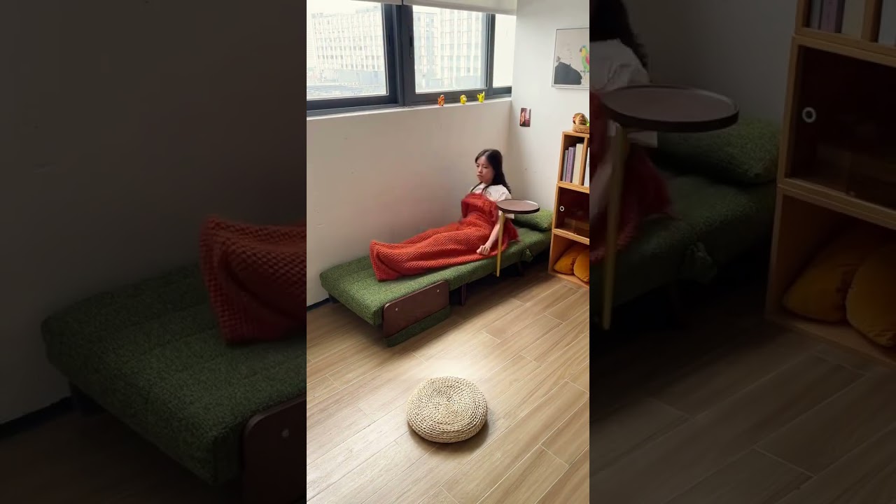 狭い部屋が広くなる 折りたたみソファベッドが神アイテム #一人暮らし