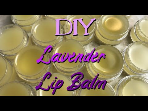 DIY All Natural Lavender Lip Balm