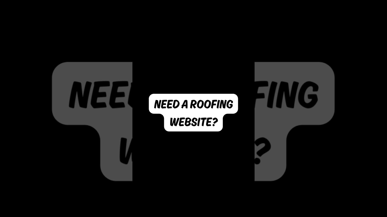 ROOFING WEBSITE DESIGN  