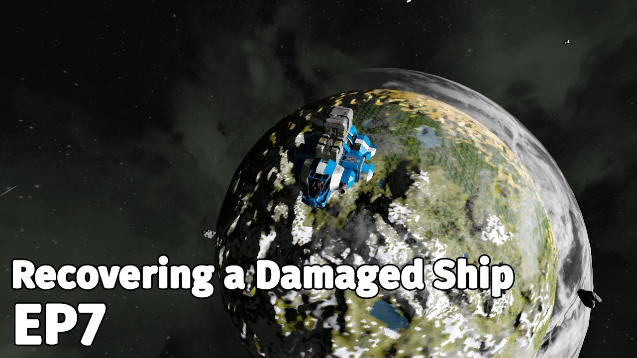 space engineers EP7 Heading to Space to search for Factorum Bases - YouTube