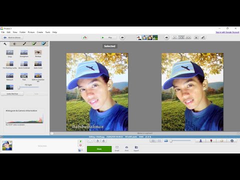 Video: Cara Mengedit Gambar Di Picasa