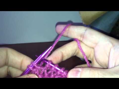 How to Slip a Stitch (Slip) Left Handed