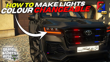 HOW TO MAKE LIGHTS COLOURS CHANGABLE IN GTA 5 WITH ZMODELER 3 | BY ZTG