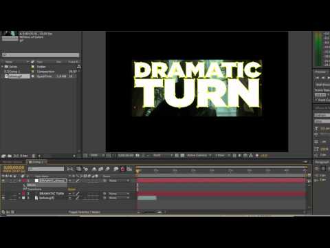 After Effects: Masks with Text and fixing an annoying problem