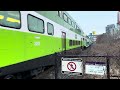 GO Train Departing Langstaff Station