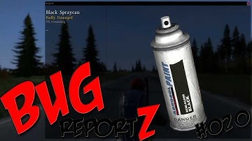DayZ Standalone - Bug report #020 - Getting a empty spray paint can when disconnecting