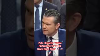 Pete Hegseth: “You’re Performing for Cable News Right Now!” 🇺🇸 🇺🇸 🇺🇸