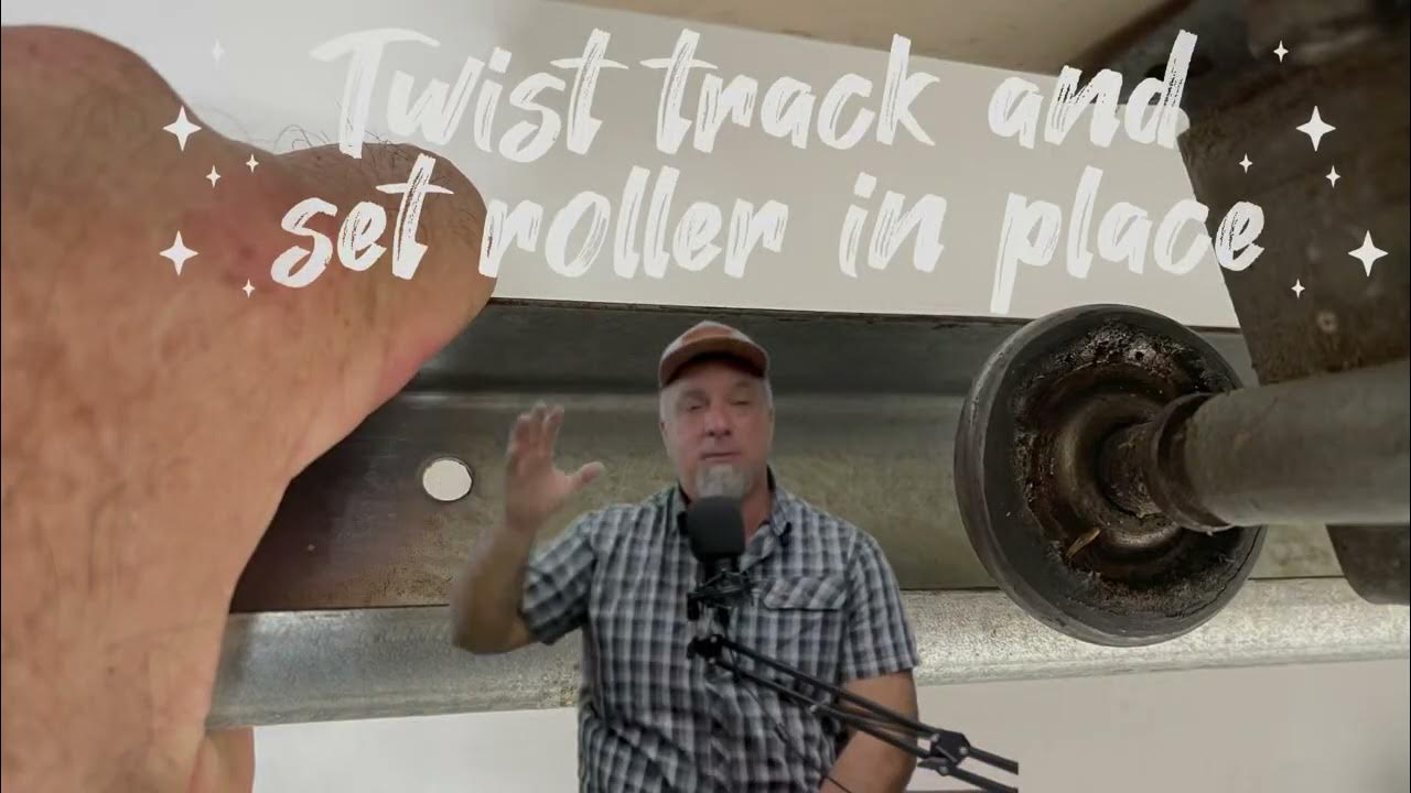 Crooked Garage Door Cable Tangled Tips YouTube