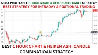 MOST PROFITABLE  INTRADAY TRADING STRATEGY|1 HOUR CHART &amp; HEIKEN ASHI CANDLE  COMBINATION STRATEGY