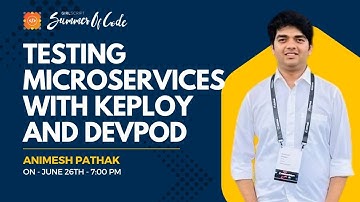 Live with Animesh Pathak Dev-Relations @Keploy