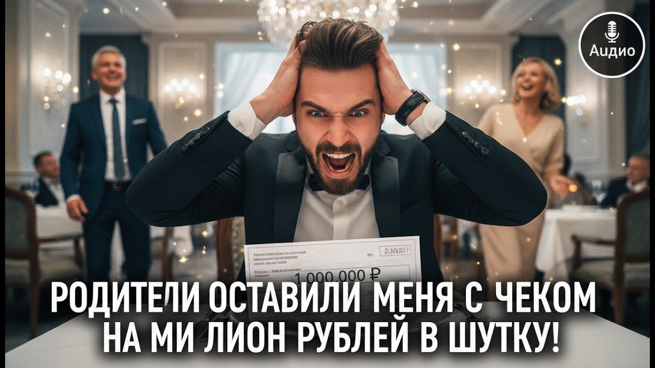 РОДИТЕЛИ БРОСИЛИ МЕНЯ В РЕСТОРАНЕ С ЧЕКОМ В МИЛЛИОН: ПОСМОТРИМ, КАК НЕУДАЧНИК ВЫКРУТИТСЯ