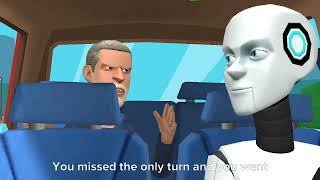 The robot Uber driver (short film)