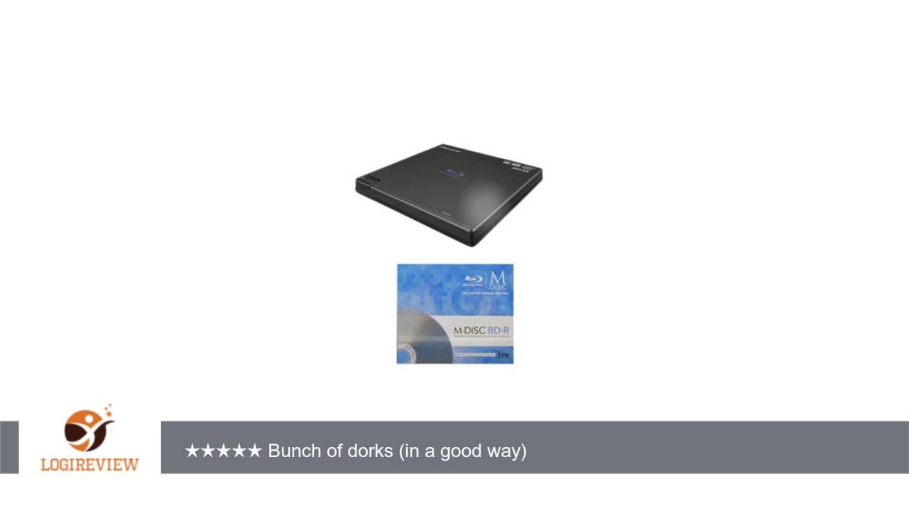 Pioneer 6x BDRXD05B Portable USB 3.0 Bluray Burner Bundle with 3 Pack