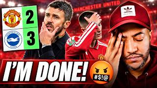 F*** DISGRACE!! 🤬 [EXPLOSIVE RANT] | Manchester United 2-3 Brighton