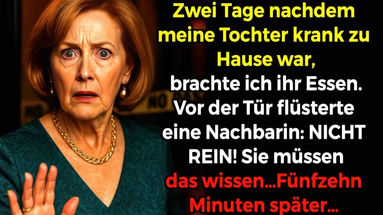 „Geh nicht rein!“ flüsterte die Nachbarin, als ich zum Haus meiner Tochter kam  Ich war schockiert