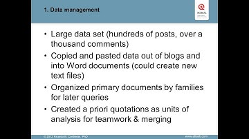 Using ATLAS.ti for Discourse Analysis of Online Interactional Data