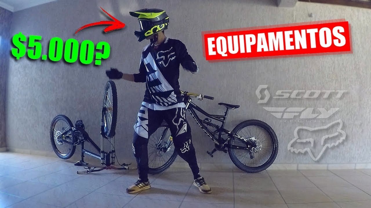MEUS EQUIPAMENTOS DE DOWNHILL MTB - BROKEN