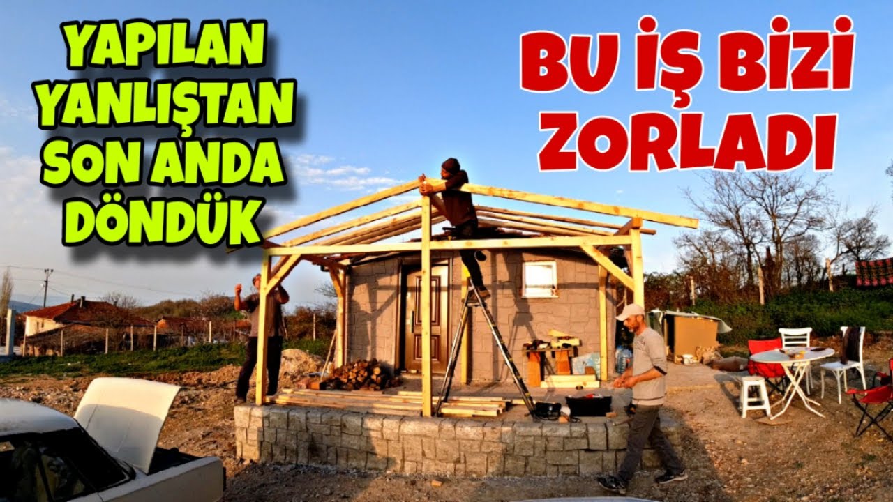 UYGUN BÜTÇELİ KÖY EVİMİZİN YAPIMINA  AHMET ÇAKIR VE FİLİZ İLE DENİZ KOŞTULAR YARDIMA GELDİLER