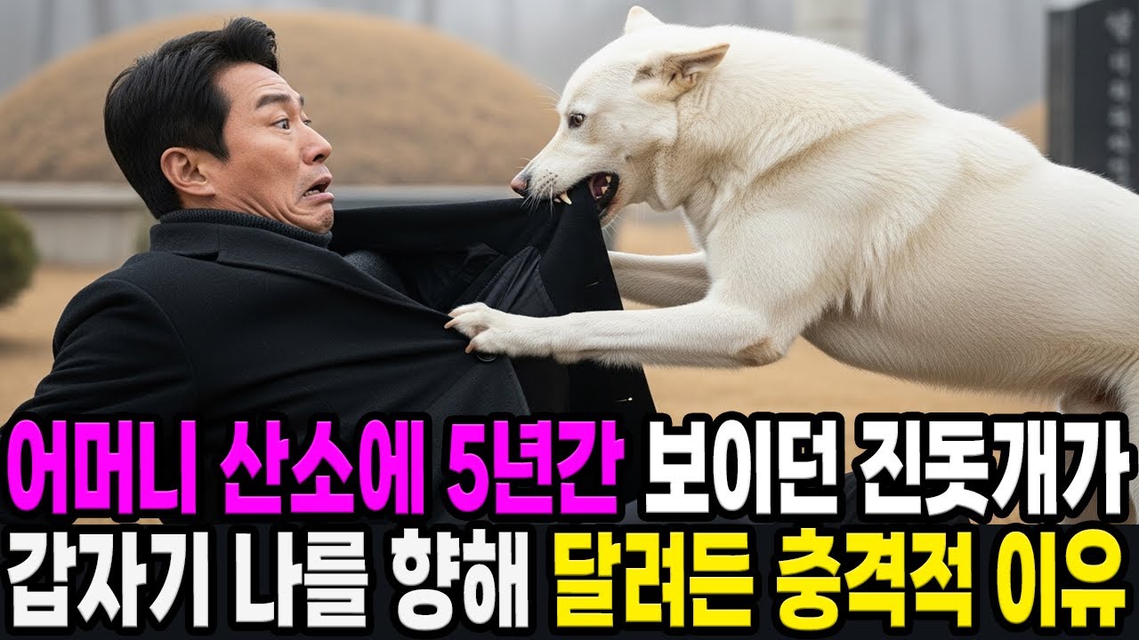 어머니 산소에 5년간 보이던 진돗개가 갑자기 나를 향해 달려든 충격적 이유 ㅣ인생사연ㅣ오디오북ㅣ