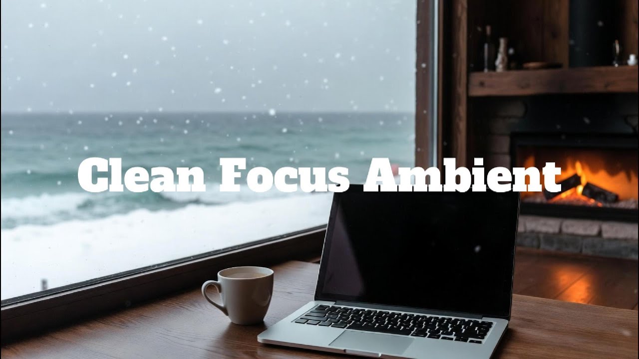 Clean Focus Ambient – Minimal Background Music | 1 Hour