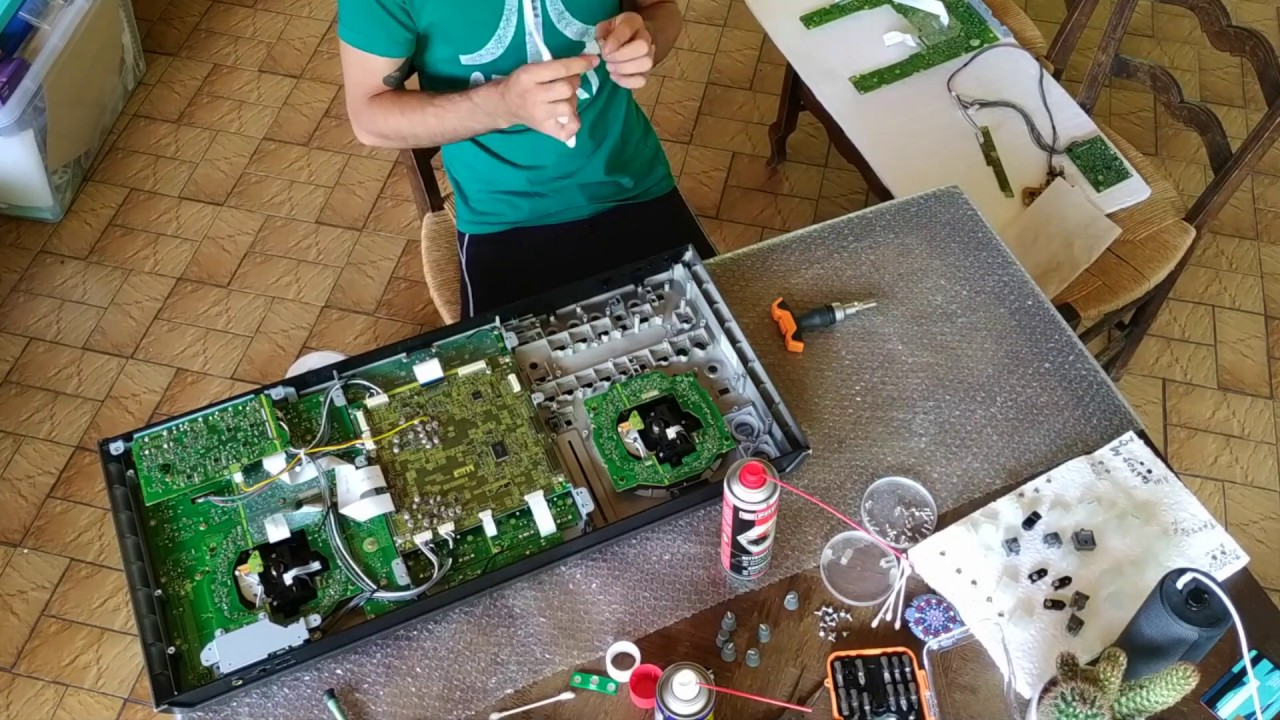 Плановое ТО Разборка и сборка Pioneer DDJ-T1 Controler time laps full disassembly and assembly