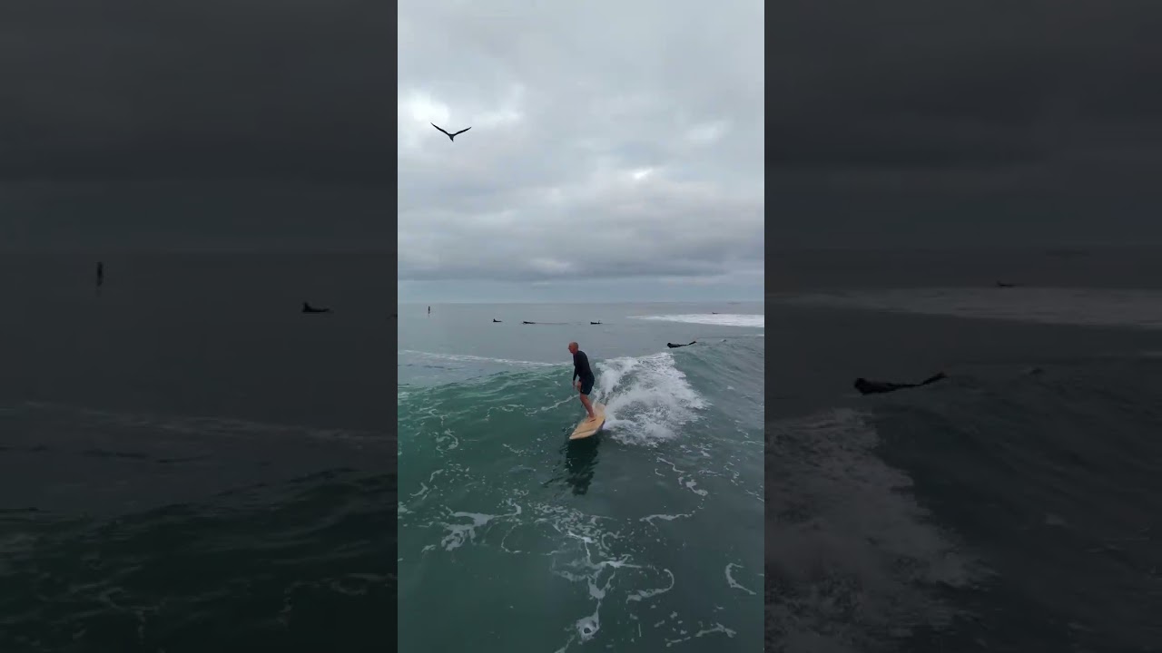 08/15/26 Tourmaline Surf Park in Pacific Beach DJI Mini 5 in Portrait Mode Surfing Raw 9x16