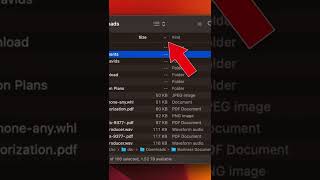 A handy trick to use when organizing files on your Mac #shorts ￼