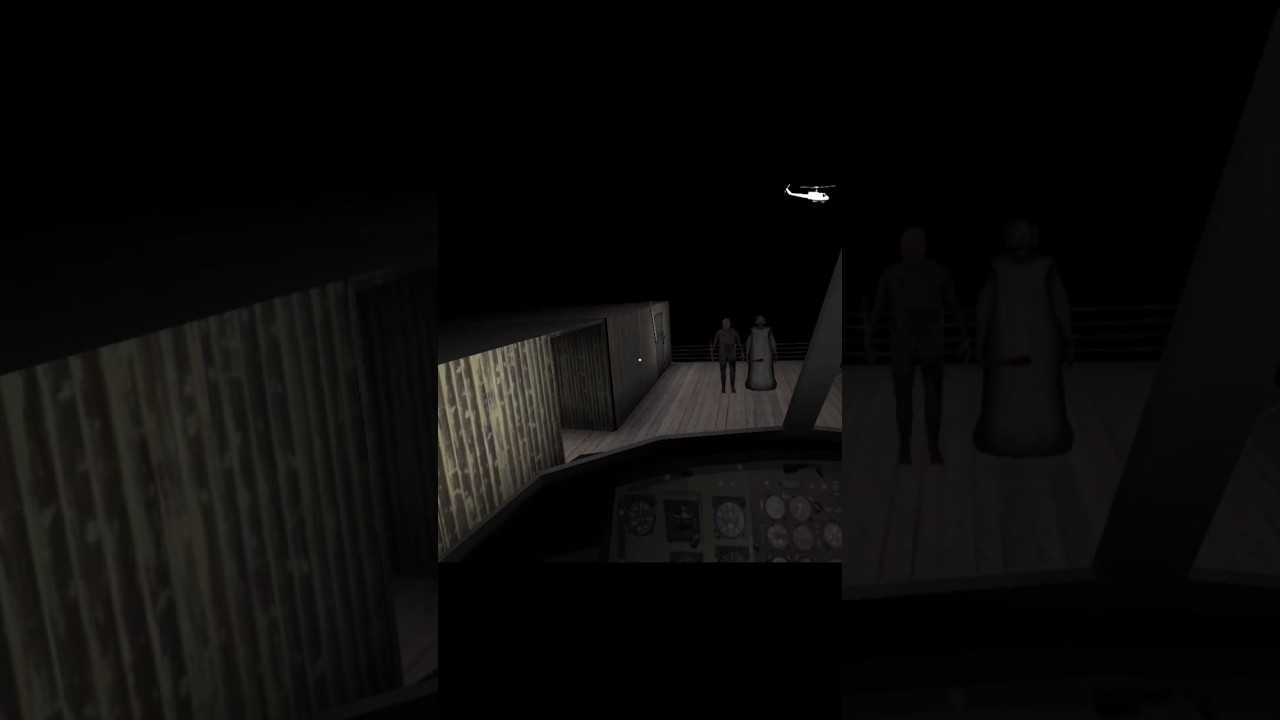 Granny-2 || Helicopter escape ||