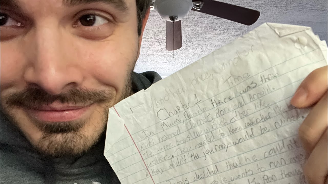 ASMR Reading You a Bedtime Story I Wrote as a Child | Soft Spoken 