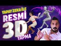 Yapay Zeka İle RESMİ 3D YAPMA Kolay Ve Ücretsiz Yapay Zeka İle RESMİ 3D YAPMA Kolay Ve Ücretsiz