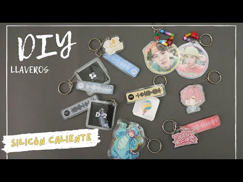 DIY/ ¡¡Crea tus propios llaveros!! (utilizando mica y silicón caliente)