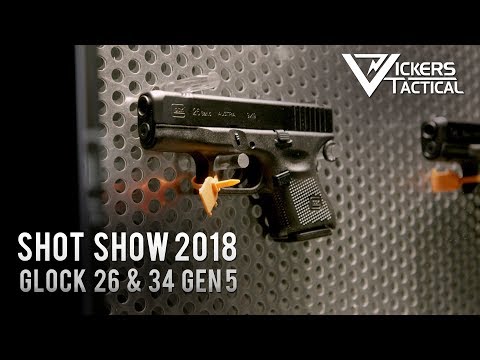 Shot Show 2018 - Glock 26 & 34 Gen 5