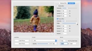 How To Add Blur Focus In Images On Mac Os X