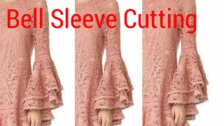 Bell Sleeve Cutting With Designer Pattern